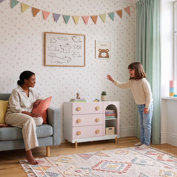 Cómoda infantil Vaarentaa [en.casa]