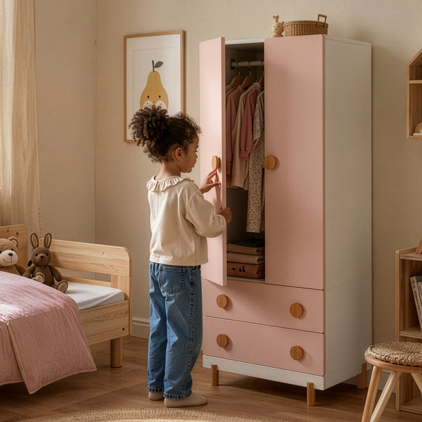 Armario para ropa infantil Vaarentaa [en.casa]