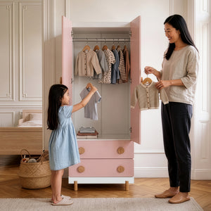 Armario para ropa infantil Vaarentaa [en.casa]