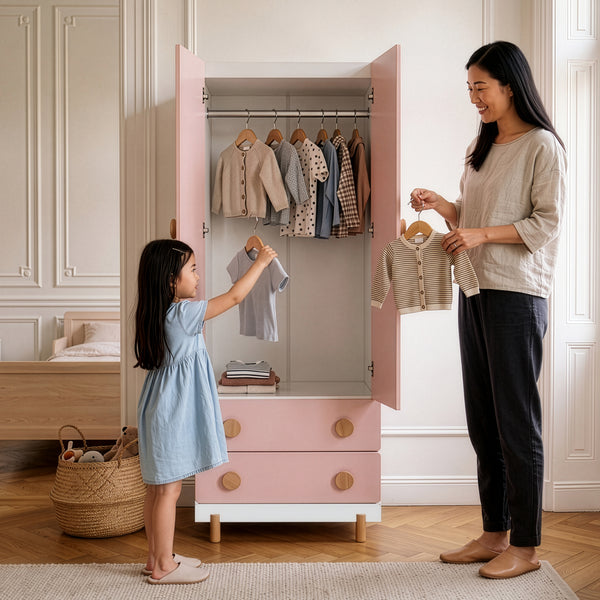 Armario para ropa infantil Vaarentaa [en.casa]