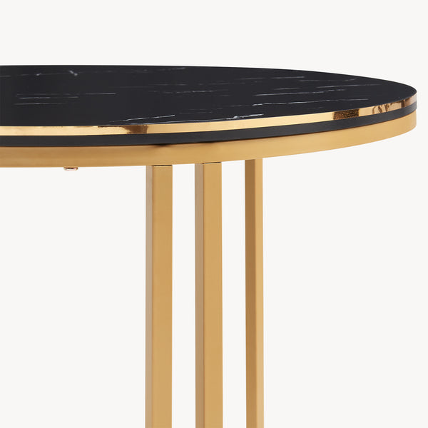 Mesa de centro Aulum redonda 50xØ70 cm [en.casa]