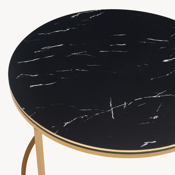 Mesa de centro Aulum redonda 50xØ70 cm [en.casa]