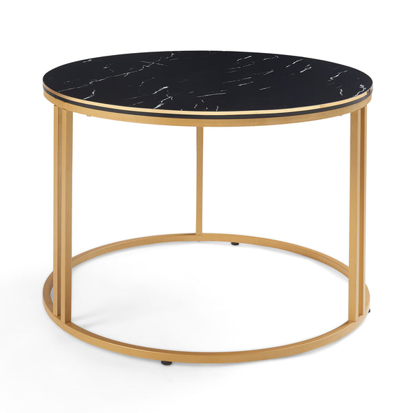 Mesa de centro Aulum redonda 50xØ70 cm [en.casa]