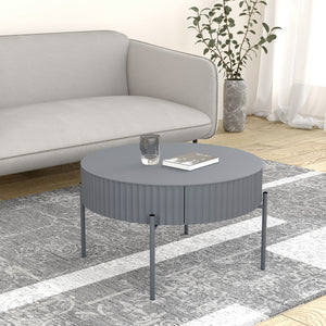 Mesa de centro Rill con cajón [en.casa]