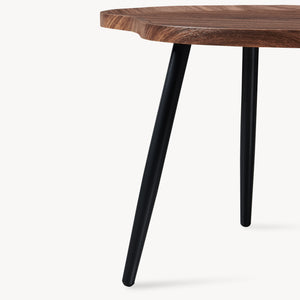 Mesa de centro Trestaneng 100x60x47 cm aspecto nogal [en.casa]