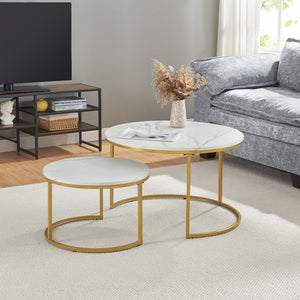 Mesa de centro - Set Christchurch [en.casa] - premiumXL