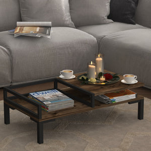 Mesa de centro Ibestad 90x50x28cm en varios colores [en.casa] - premiumXL