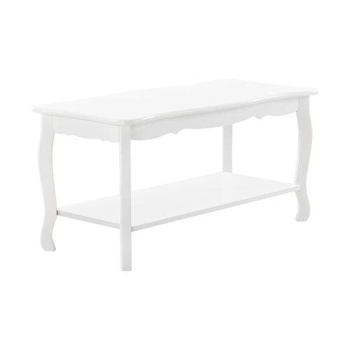 Mesa de centro Pearl 88x40x42 cm estilo Shabby Chic blanco en.casa - premiumXL
