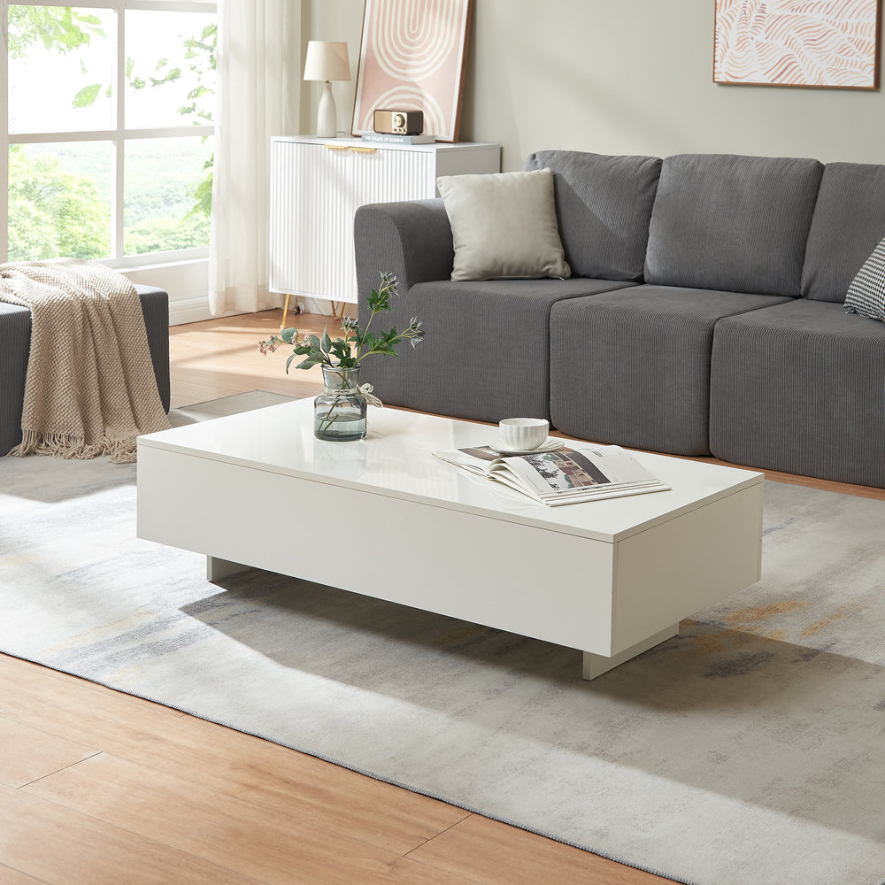 Mesa de Centro Lärketorp aglomerado 115 x 55 x 31 cm - En colores diferentes [en.casa]