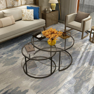 Juego de mesas de centro Kokkola [en.casa] - premiumXL