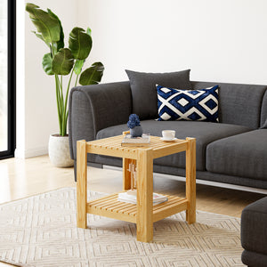 Mesa de centro Malax madera de pino [en.casa] - premiumXL