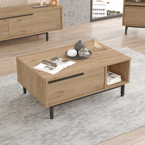 Mesa de centro Majaajoå 90x60x38 cm [en.casa]