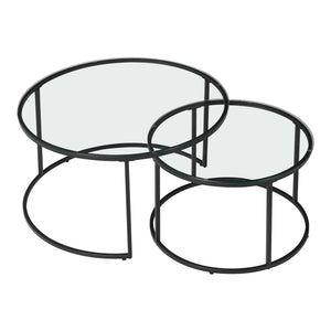 Conjunto de mesas de centro Kokkola [en.casa]