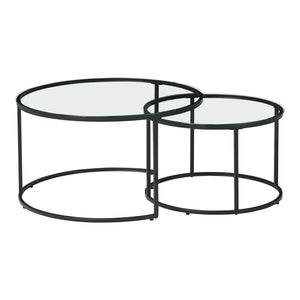 Conjunto de mesas de centro Kokkola [en.casa]