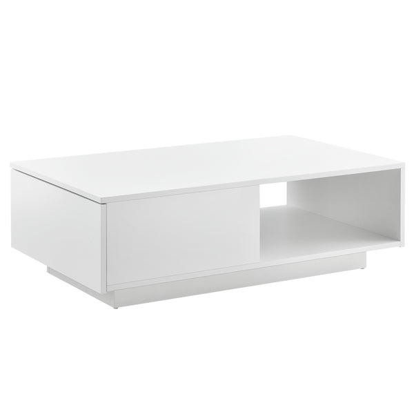 Mesa de centro Biskra 95x55x31 cm brillo alto en.casa
