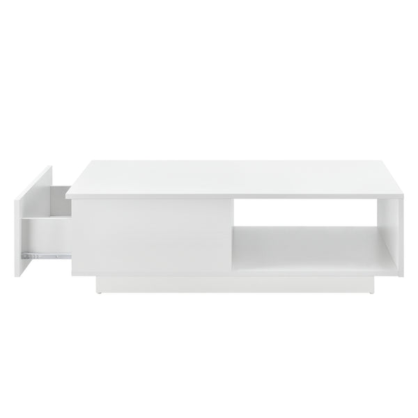 Mesa de centro Biskra 95x55x31 cm brillo alto en.casa