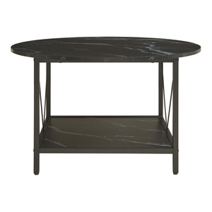 Mesa de centro Filem Ø80x46 cm [en.casa]