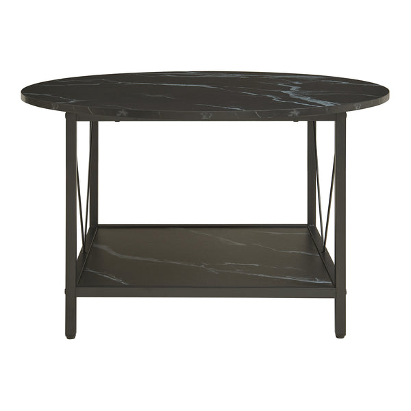 Mesa de centro Filem Ø80x46 cm [en.casa]