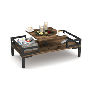 Mesa de centro Hultsfred 90x50x34,5cm en varios colores [en.casa]