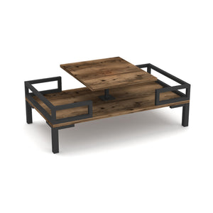 Mesa de centro Hultsfred 90x50x34,5cm en varios colores [en.casa]