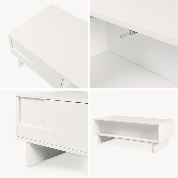 Mesa de centro Katanshumn con espacio de almacenamiento 110x55x39 cm [en.casa]