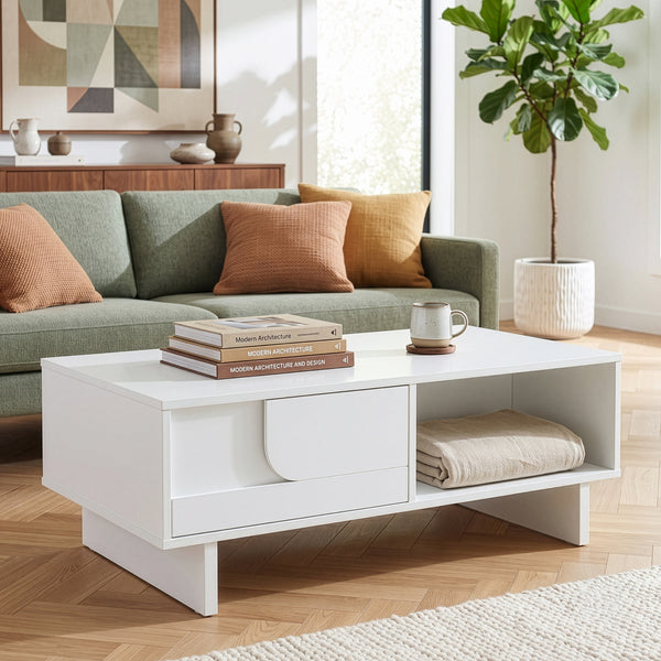 Mesa de centro Katanshumn con espacio de almacenamiento 110x55x39 cm [en.casa]