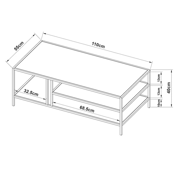 Mesa de centro Kumlinge [en.casa]