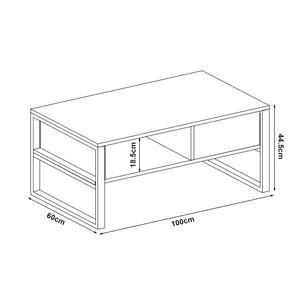Mesa de centro Laukaa [en.casa]