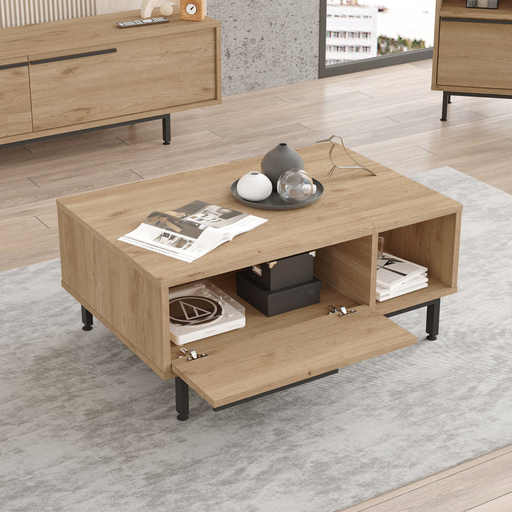 Mesa de centro Majaajoå 90x60x38 cm [en.casa]