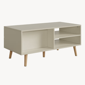 Mesa de centro Nand con 2 cajones [en.casa]