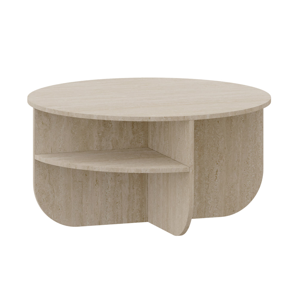 Mesa de centro Reykhon Ø80x41 cm [en.casa]