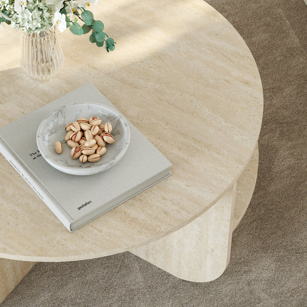 Mesa de centro Reykhon Ø80x41 cm [en.casa]