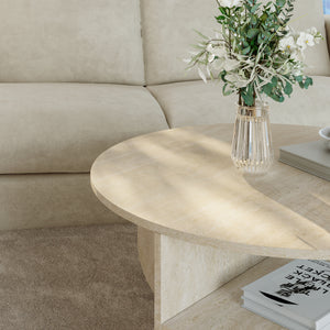 Mesa de centro Reykhon Ø80x41 cm [en.casa]