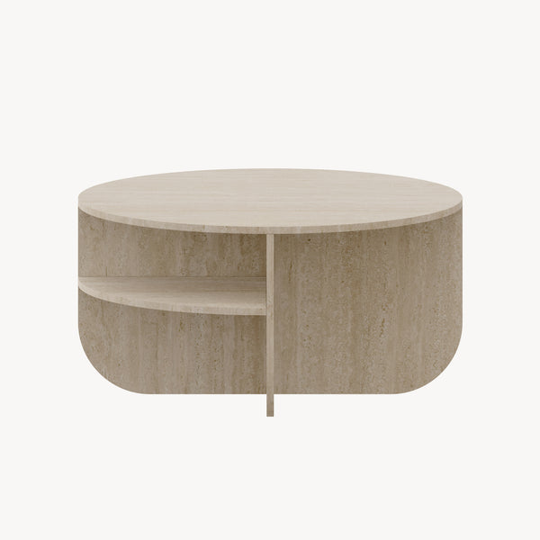Mesa de centro Reykhon Ø80x41 cm [en.casa]