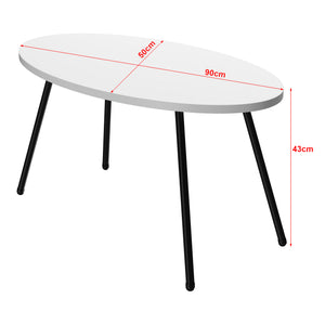 Mesa de centro Skærbæk 43 x 90 x 50 cm en varios colores [en.casa]