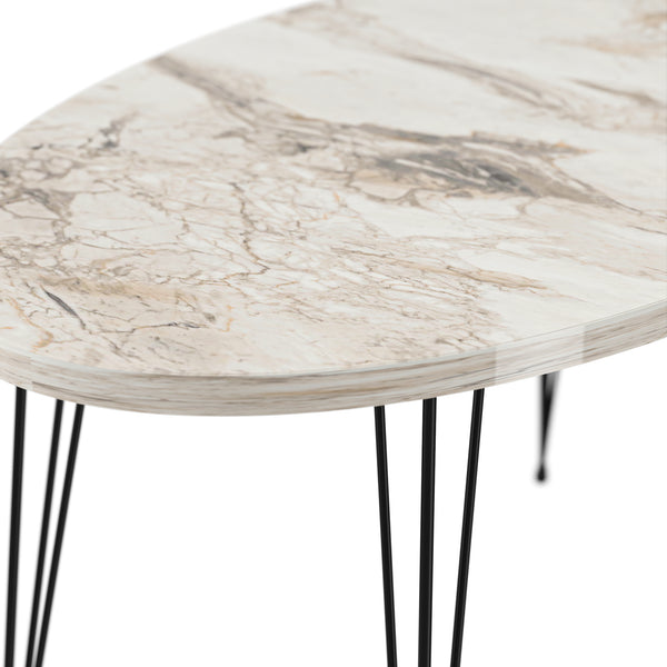 Mesa de centro Skævinge 43x90x50cm en varios colores [en.casa]