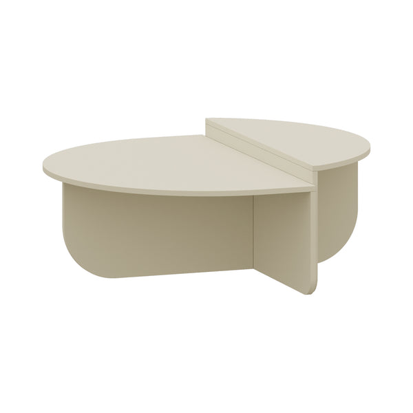Mesa de centro Tondesdaslo con tablero doble 90x90x35 cm [en.casa]