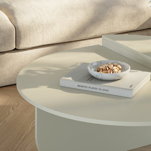 Mesa de centro Tondesdaslo con tablero doble 90x90x35 cm [en.casa]