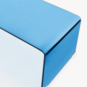 Mesa de centro Väsas rectangular vidrio templado 90x45x35cm [en.casa]