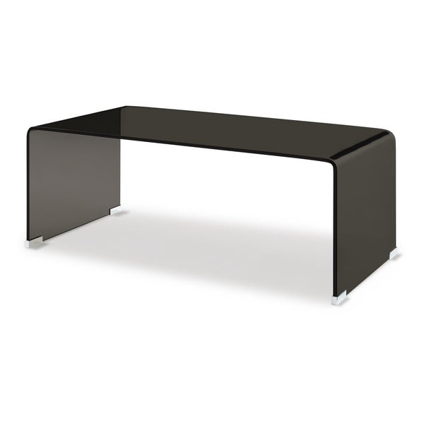 Mesa de centro Väsas rectangular vidrio templado 90x45x35cm [en.casa]