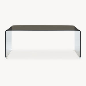 Mesa de centro Väsas rectangular vidrio templado 90x45x35cm [en.casa]