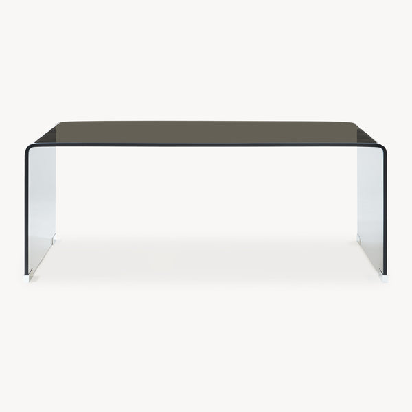 Mesa de centro Väsas rectangular vidrio templado 90x45x35cm [en.casa]
