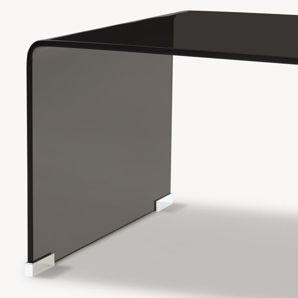 Mesa de centro Väsas rectangular vidrio templado 90x45x35cm [en.casa]