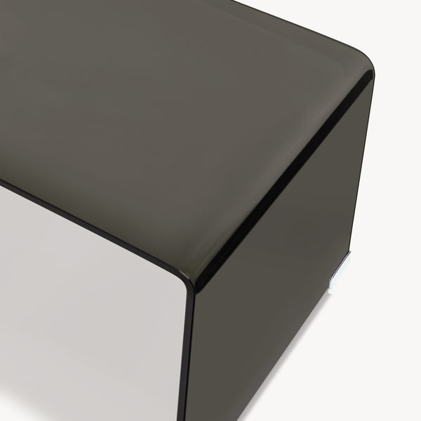 Mesa de centro Väsas rectangular vidrio templado 90x45x35cm [en.casa]
