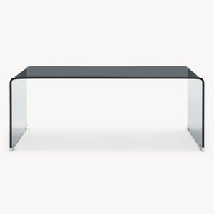 Mesa de centro Väsas rectangular vidrio templado 90x45x35cm [en.casa]