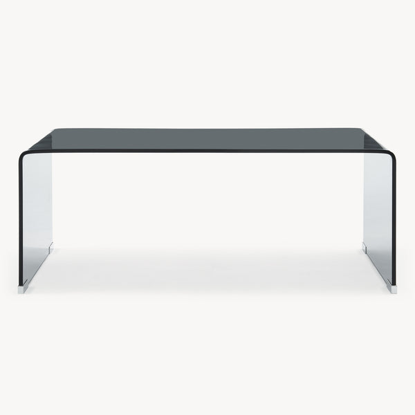 Mesa de centro Väsas rectangular vidrio templado 90x45x35cm [en.casa]