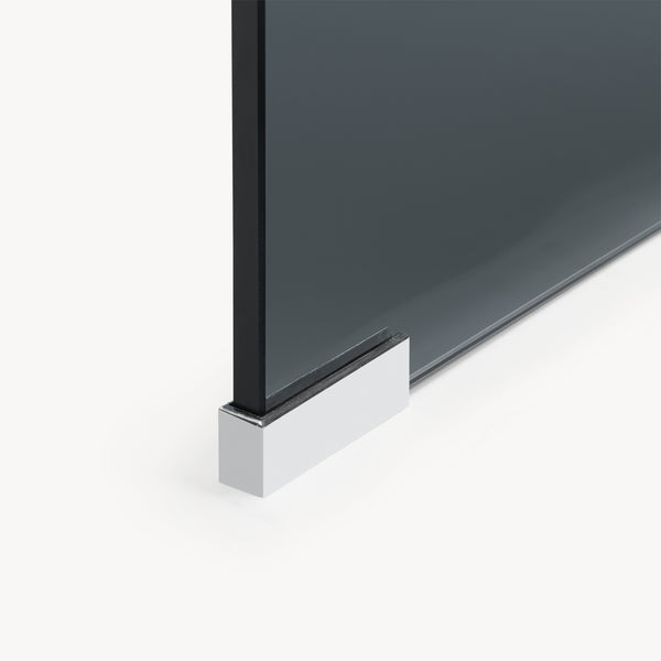 Mesa de centro Väsas rectangular vidrio templado 90x45x35cm [en.casa]