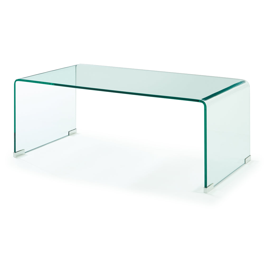 Mesa de centro Väsas 90x45x35 cm vidrio templado [en.casa]