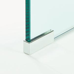 Mesa de centro Väsas rectangular vidrio templado 90x45x35cm [en.casa]