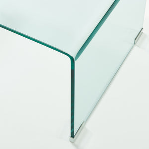 Mesa de centro Väsas rectangular vidrio templado 90x45x35cm [en.casa]